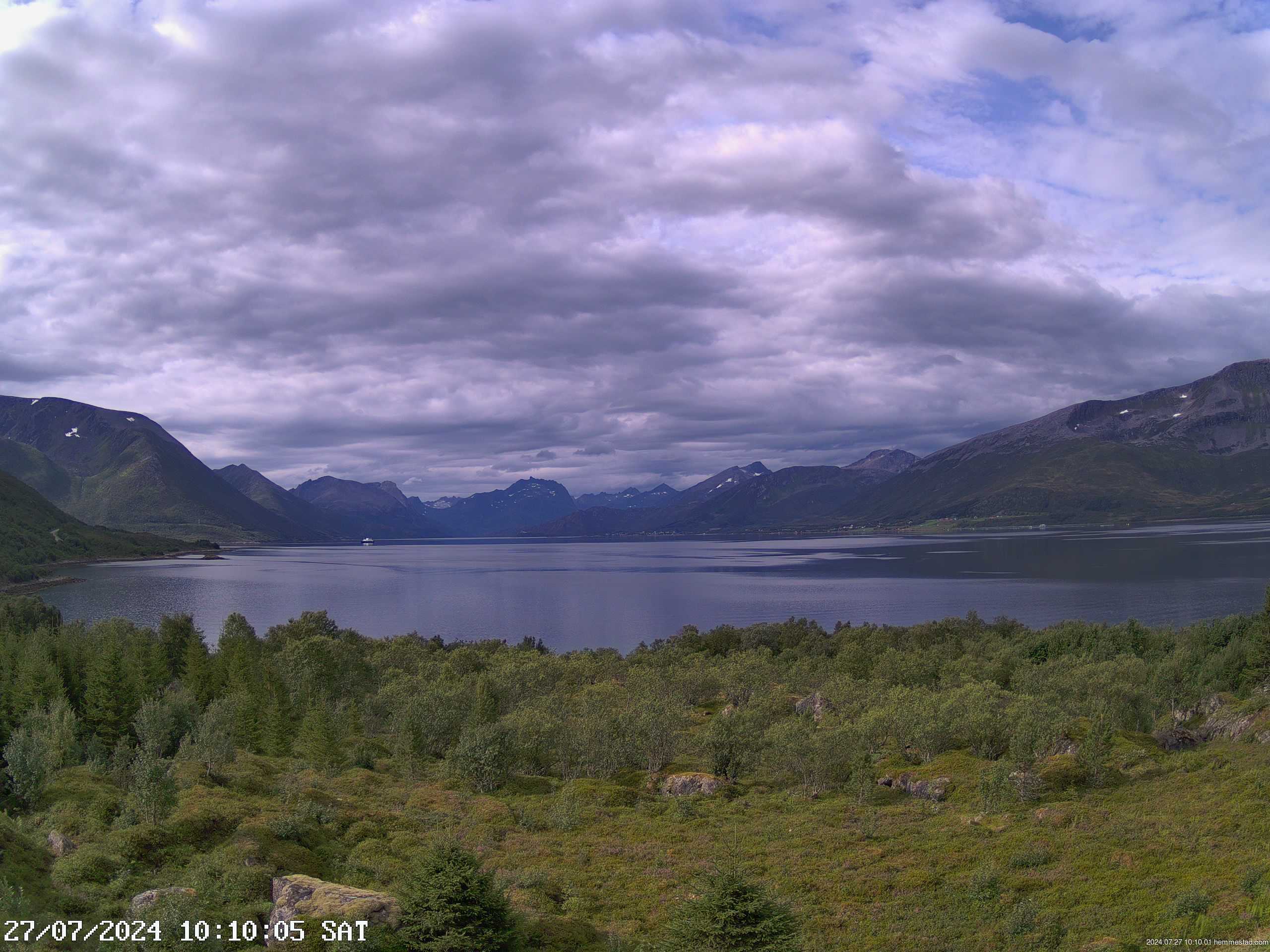 Webcam Hemmestad, Kvæfjord, Troms, Norwegen